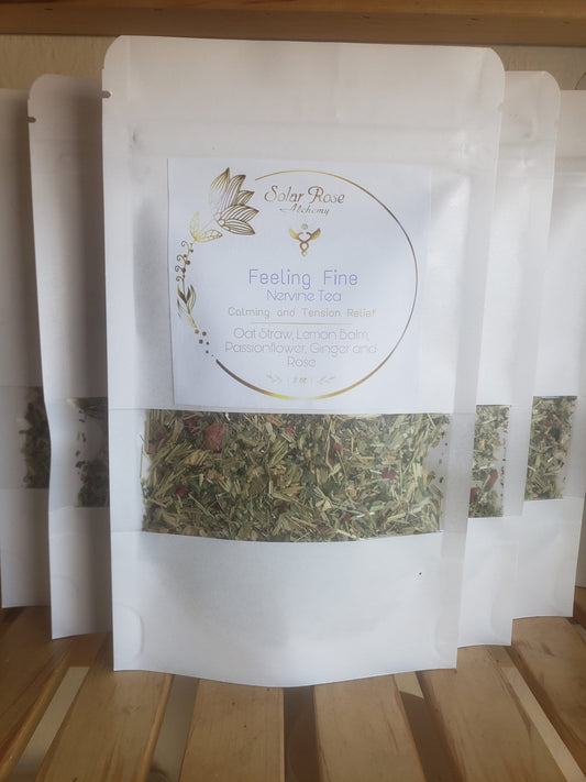 Feeling Fine Nervine Tea (Calming and Tension Relief)