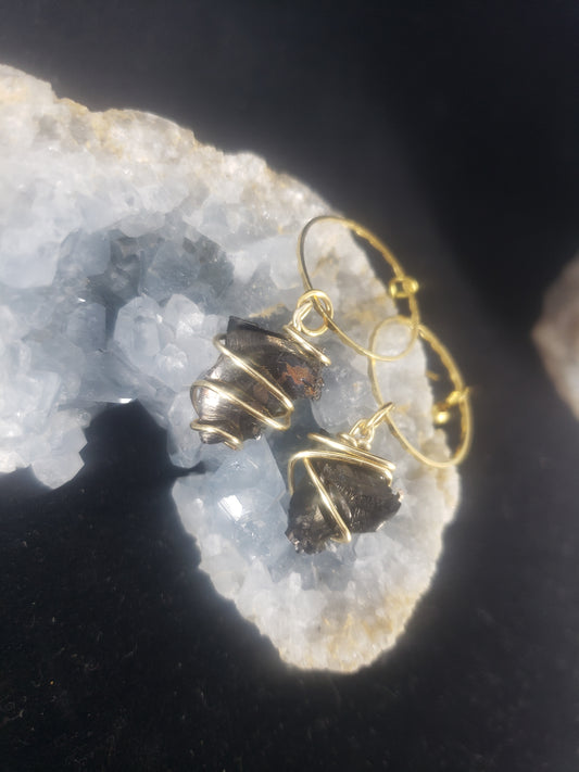Meteroite Star Earings
